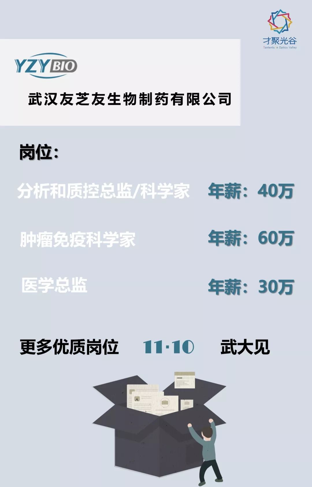 武漢光谷最新職位招聘信息匯總