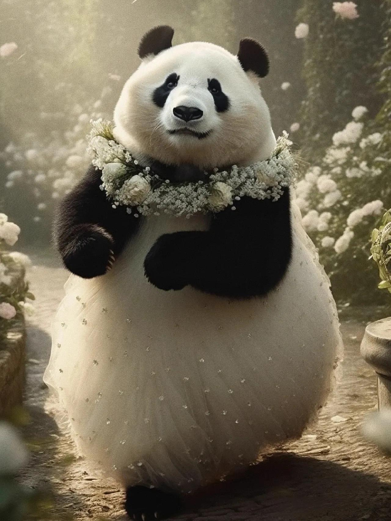 熊貓丫丫的最新冒險之旅，與自然美景的親密接觸